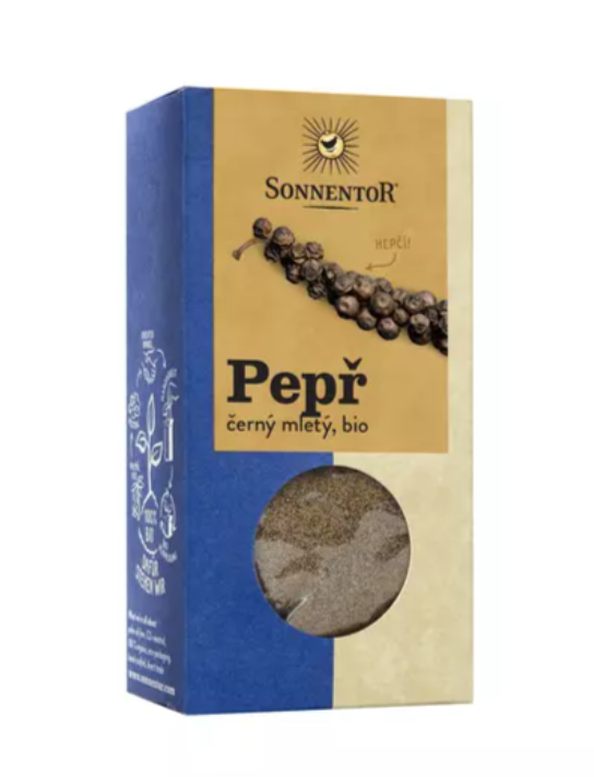 Sonnentor - Pepř černý, mletý, BIO, 50 g Obrázek