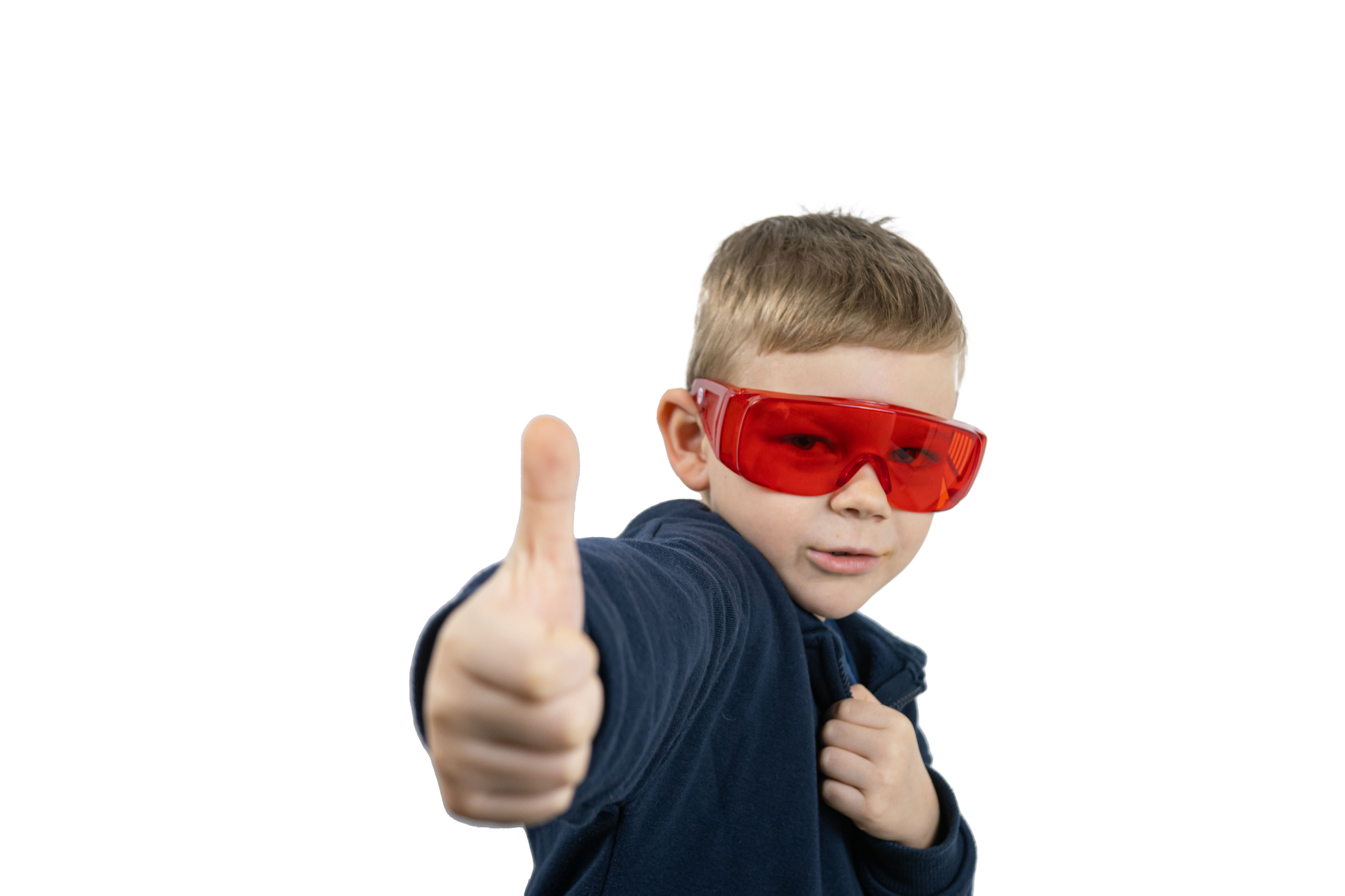 BrainMax Brýle blokující 100% modrého a zeleného světla TRON, dětské Obrázek