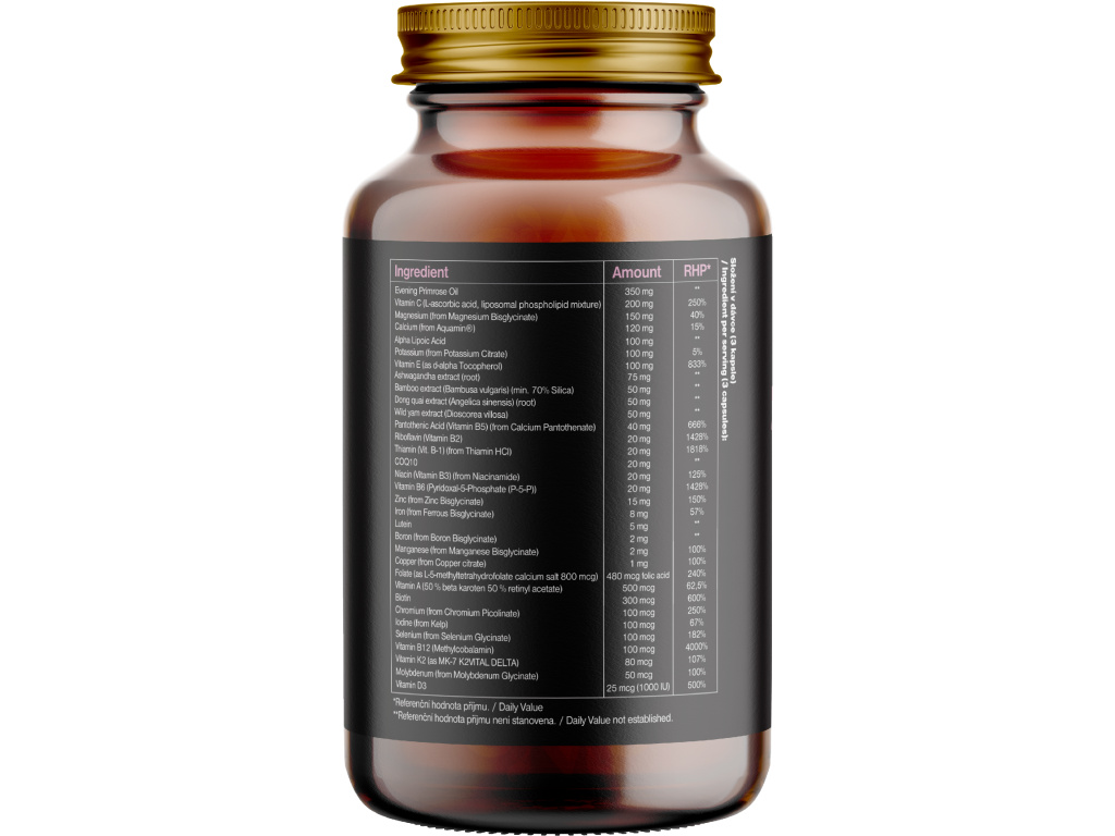 BrainMax Women Multivitamin, multivitamín pro ženy, 90 rostlinných kapslí Obrázek