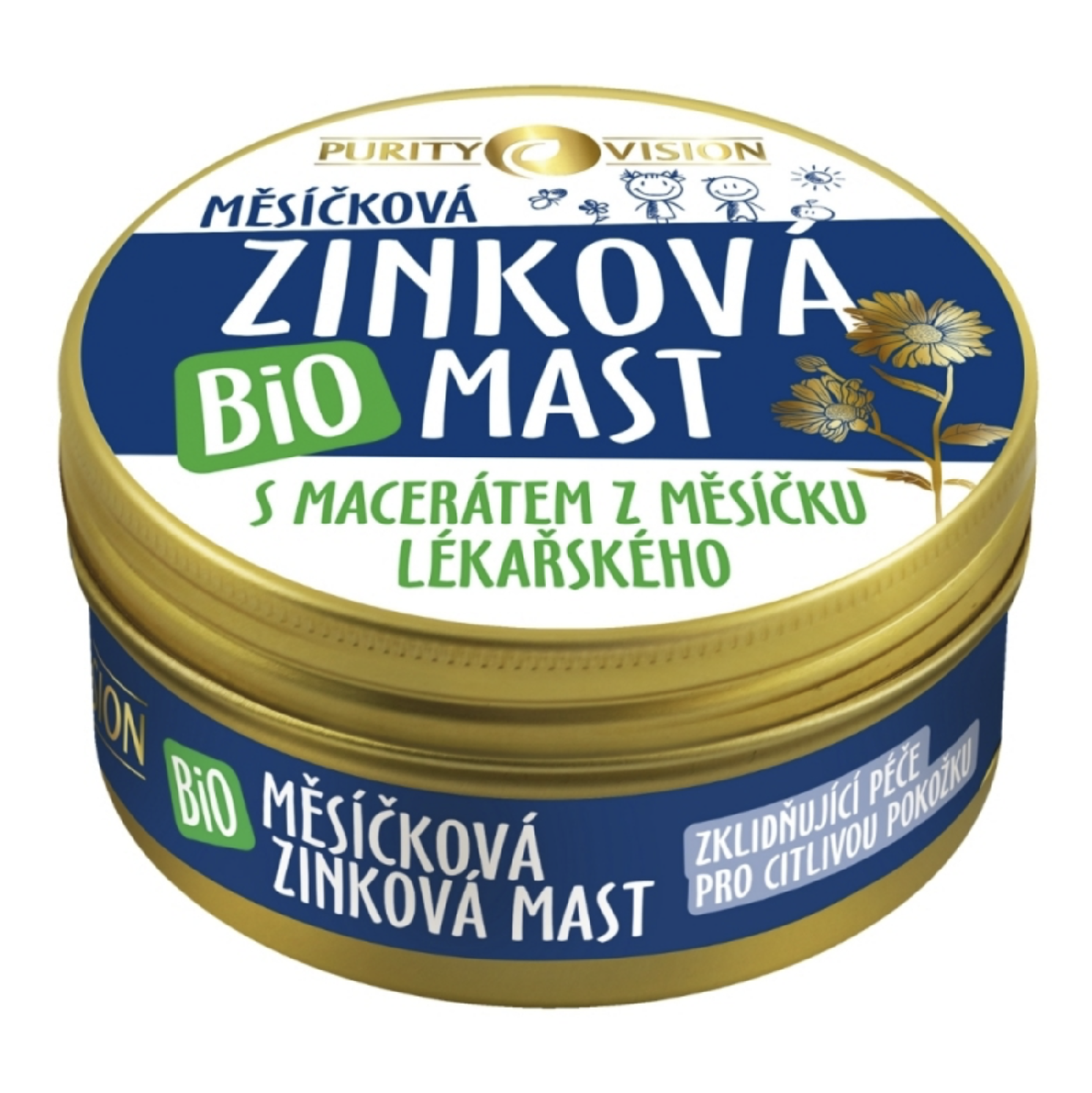 Purity Vision - Měsíčková Zinková mast BIO, 150 ml Obrázek