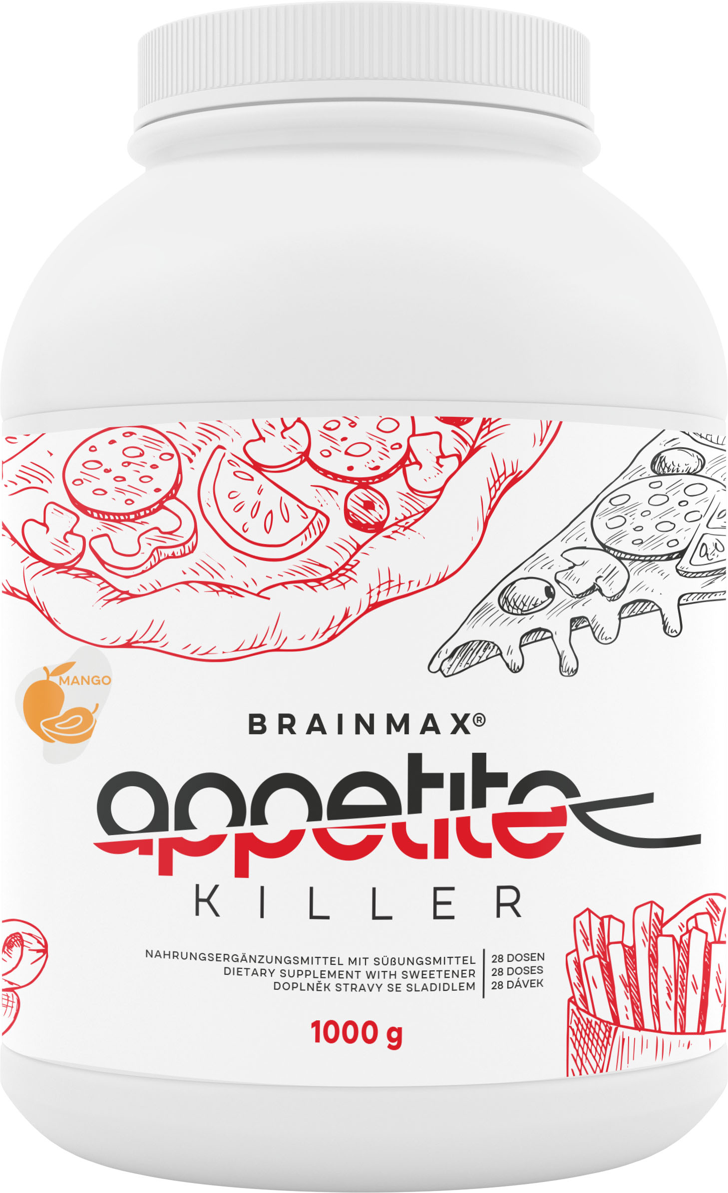 BrainMax Appetite Killer, 1000 g Příchuť: Mango Obrázek