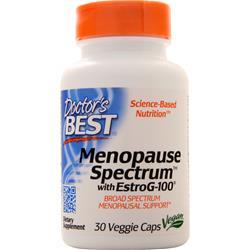 Doctor's Best Menopause Spectrum with EstroG-100 (Menopauza), 30 rostlinných kapslí Obrázek