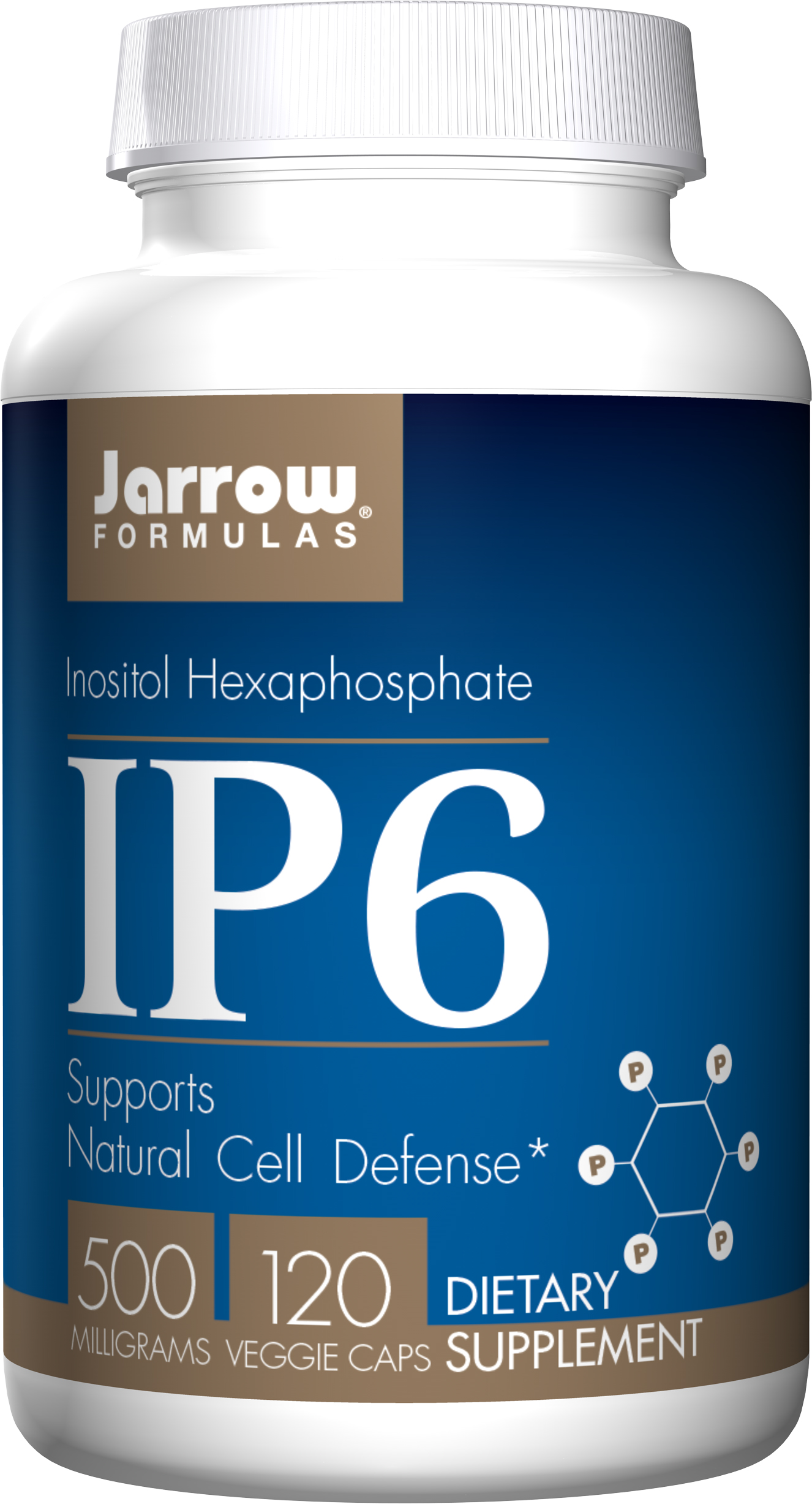 Jarrow Formulas IP6 (Inositol Hexafosfát), 500 mg, 120 rostlinných kapslích Obrázek