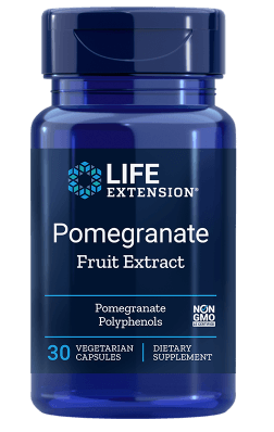 Life Extension Pomegranate, extrakt z granátového jablka, 30 rostlinných kapslí Obrázek