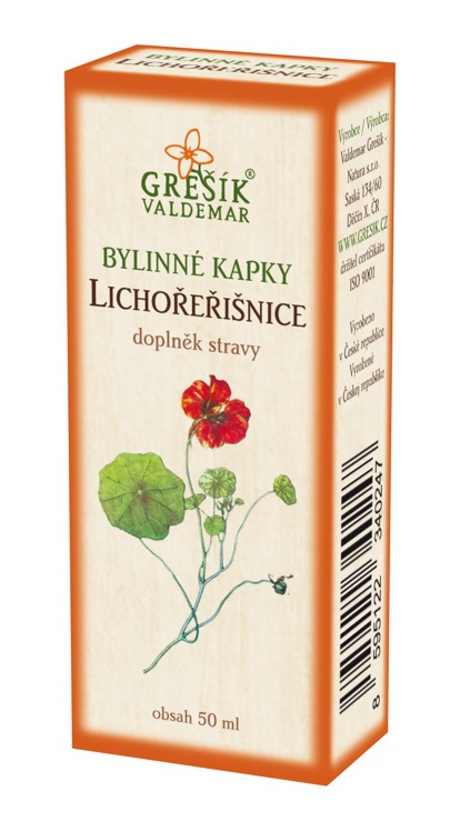 Grešík Natura Lichořeřišnice bylinné kapky 50 ml Obrázek