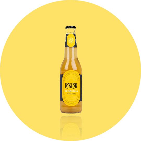 Loklok Kombucha Yerba Maté, 330 ml Obrázek