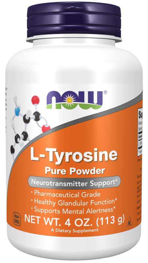 Now® Foods NOW L-Tyrosine, prášek, 113g Obrázek
