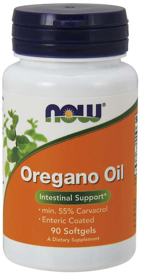 Now® Foods NOW Oregano Oil (oreganový olej), 90 enterosolventních softgel kapslí Obrázek