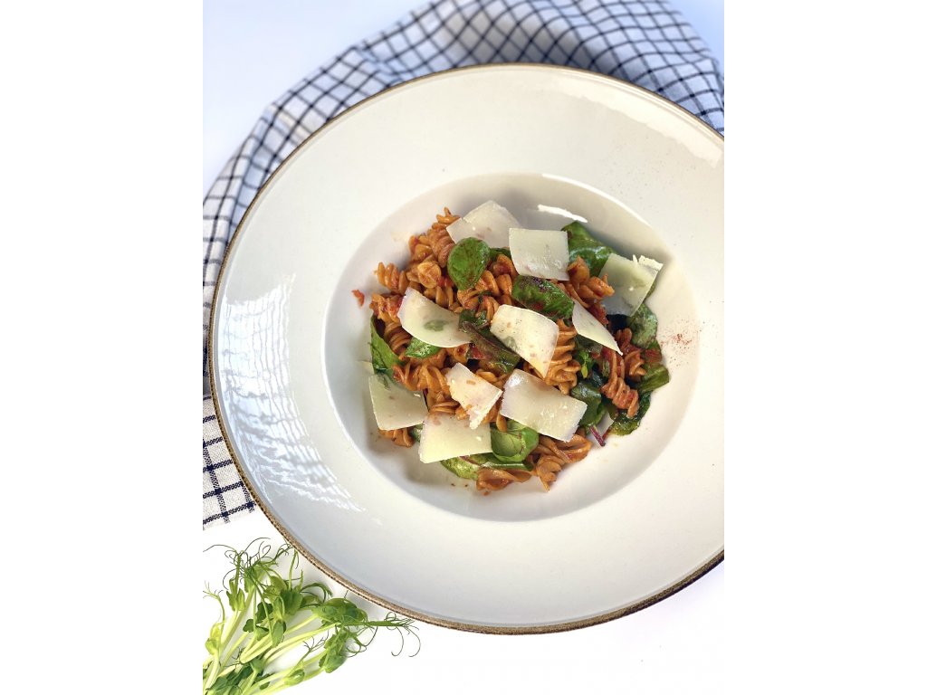 BrainMax Pure Těstoviny z červené čočky, spirály, BIO, 250 g Obrázek