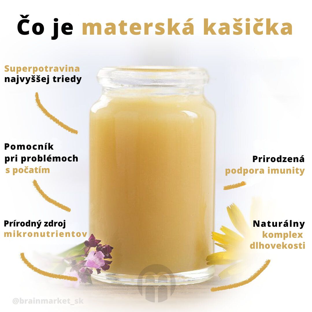 BrainMax Pure Med s mateří kašičkou, 250 g Obrázek