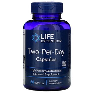 Life Extension Two Per Day multivitamin, 60 kapslí Obrázek