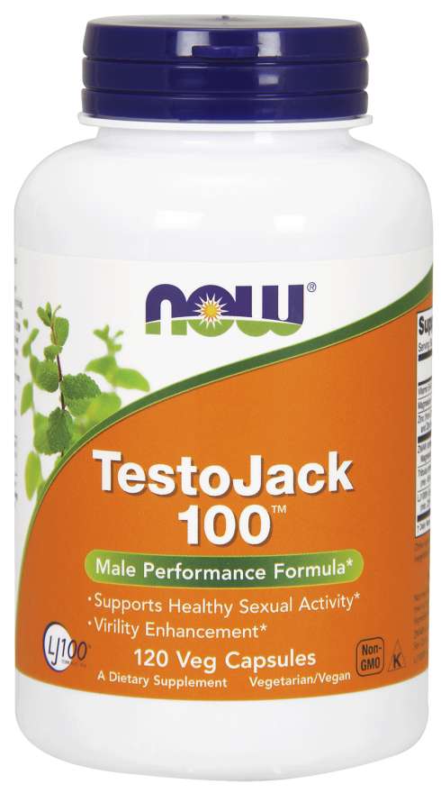 Now® Foods NOW TestoJack 100, 60 rostlinných kapslí Obrázek