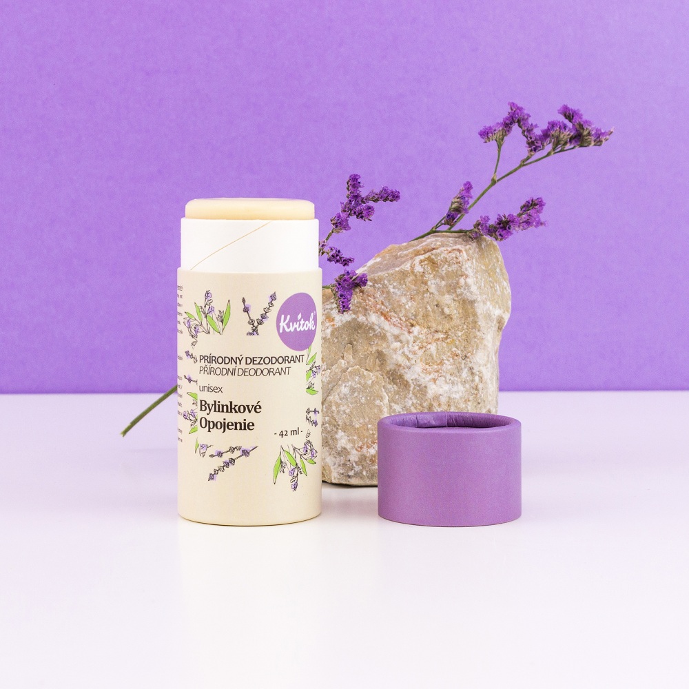 Kvitok Tuhý Deodorant Unisex - Bylinkové opojení, 42ml Obrázek