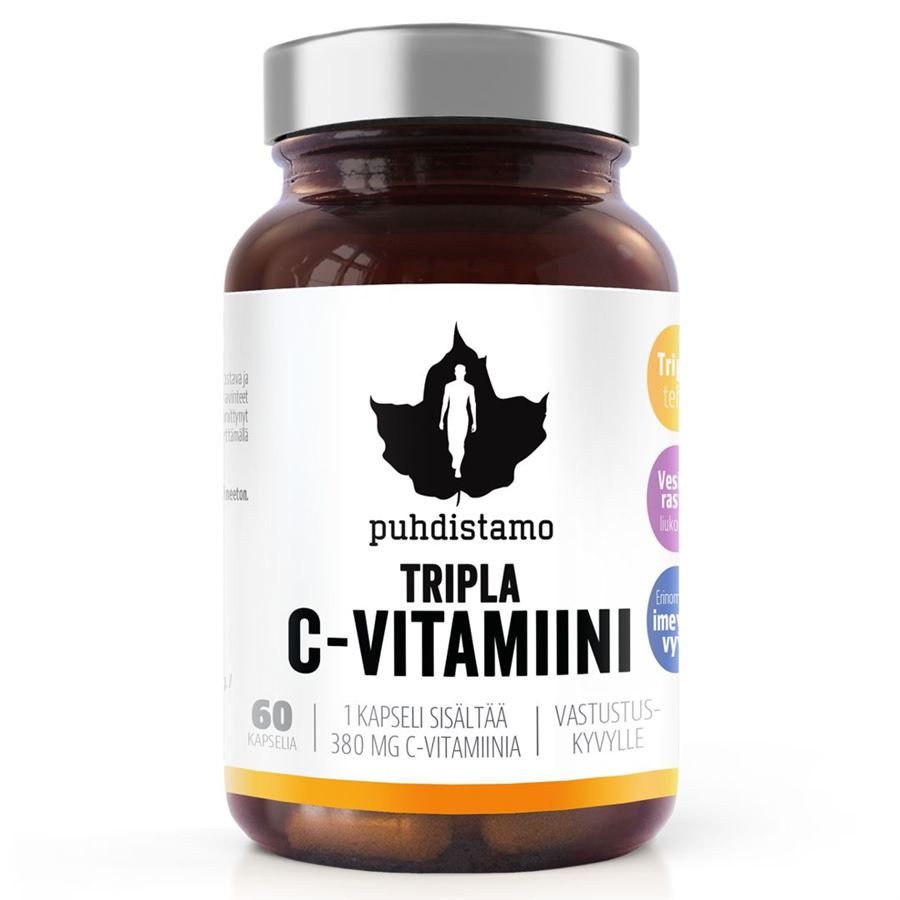 Puhdistamo - Triple Vitamin C 60 kapslí Obrázek