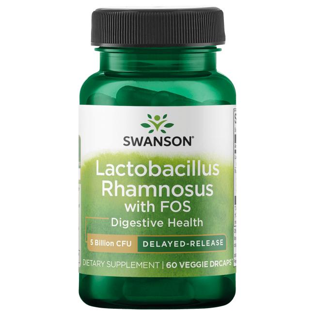Swanson Lactobacillus Rhamnosus, 5 miliard CFU, 60 rostlinných kapslí Obrázek