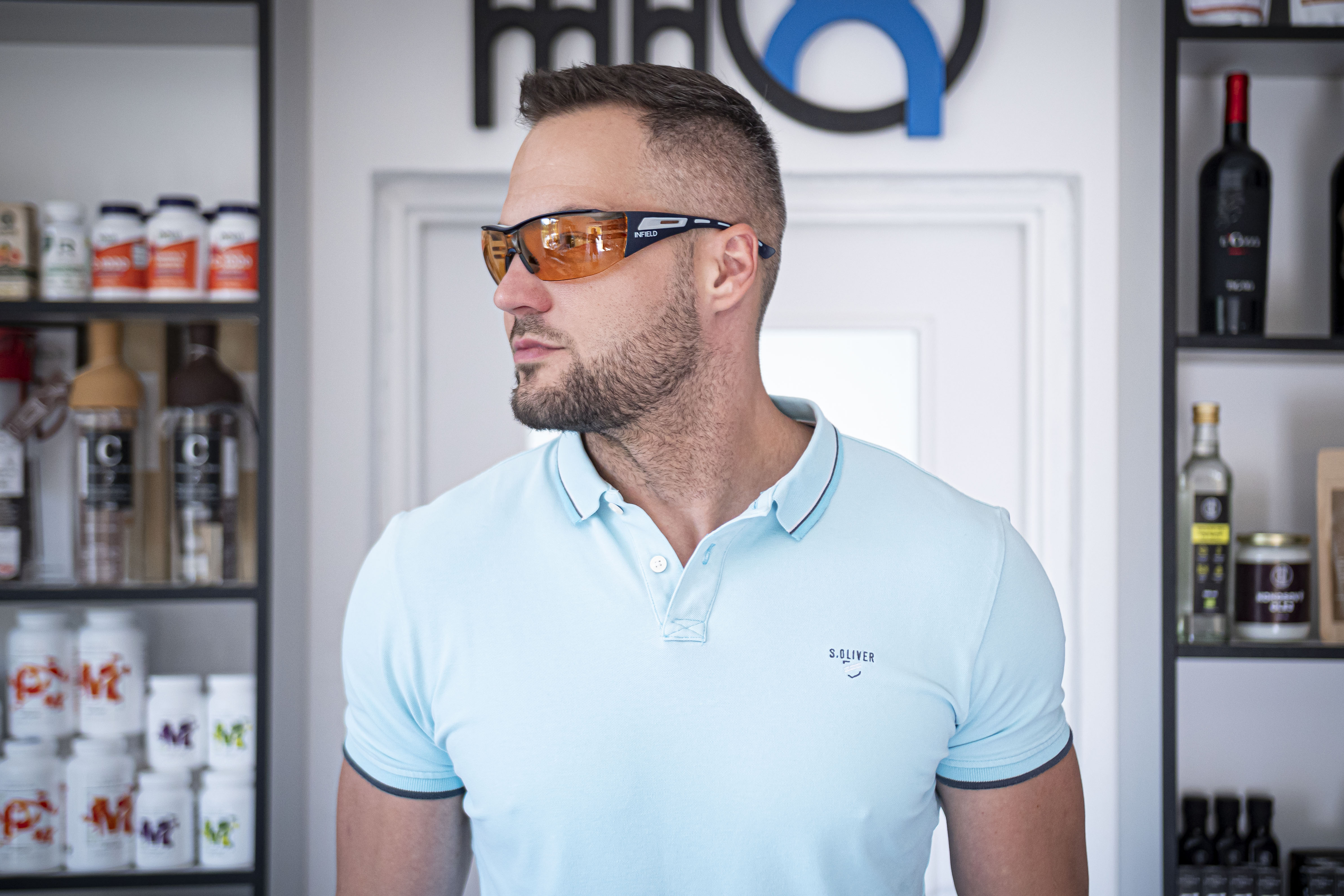 Infield Brýle blokující 50% modrého světla, VICTOR BLUECUT 530 Obrázek