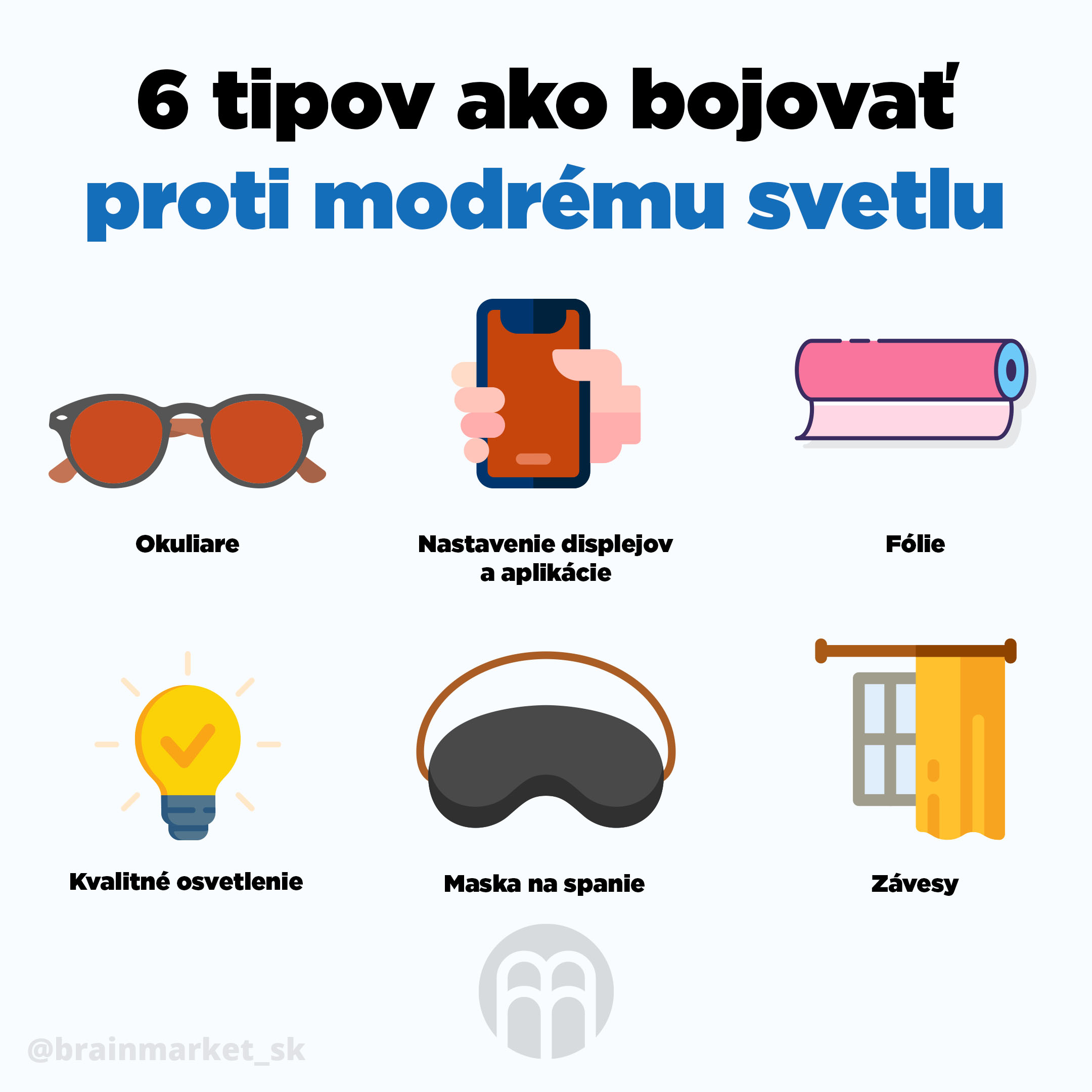 BrainMax BrainMarket brýle blokující 100% modrého světla, PILOT Obrázek