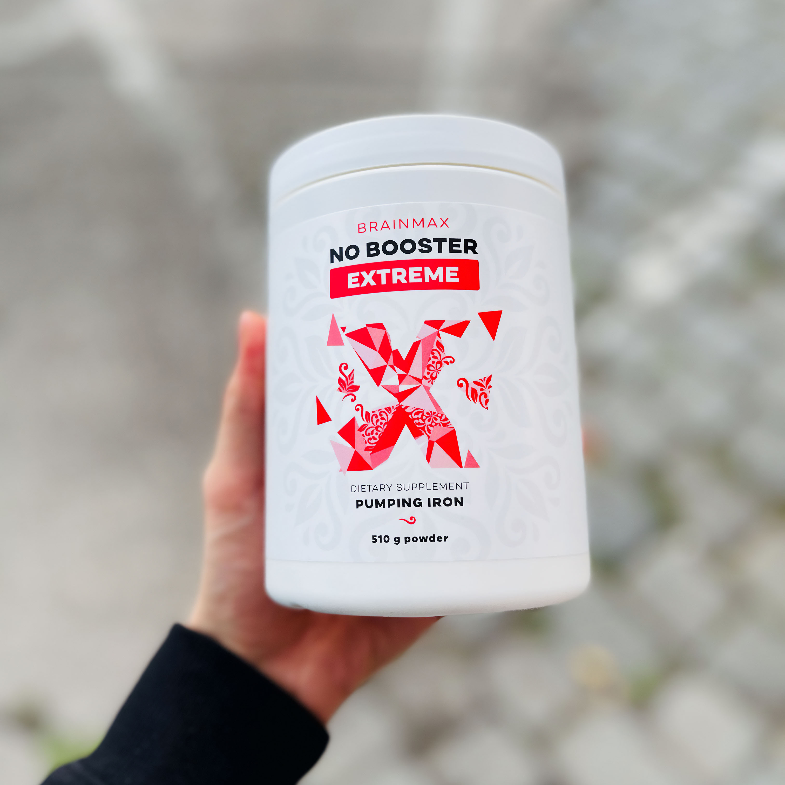 BrainMax NO Booster Extreme, Arginin, Citrulin, Ornitin, 510 g Obrázek