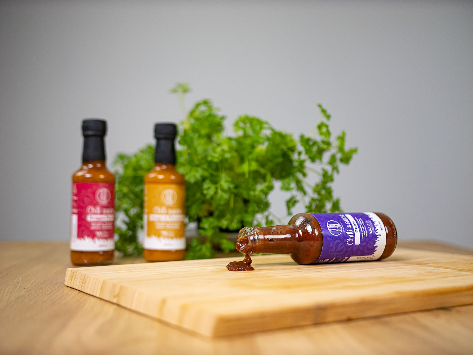 BrainMax Pure Chilli sauce, Plum (chilli omáčka, švestka), 200 ml Obrázek