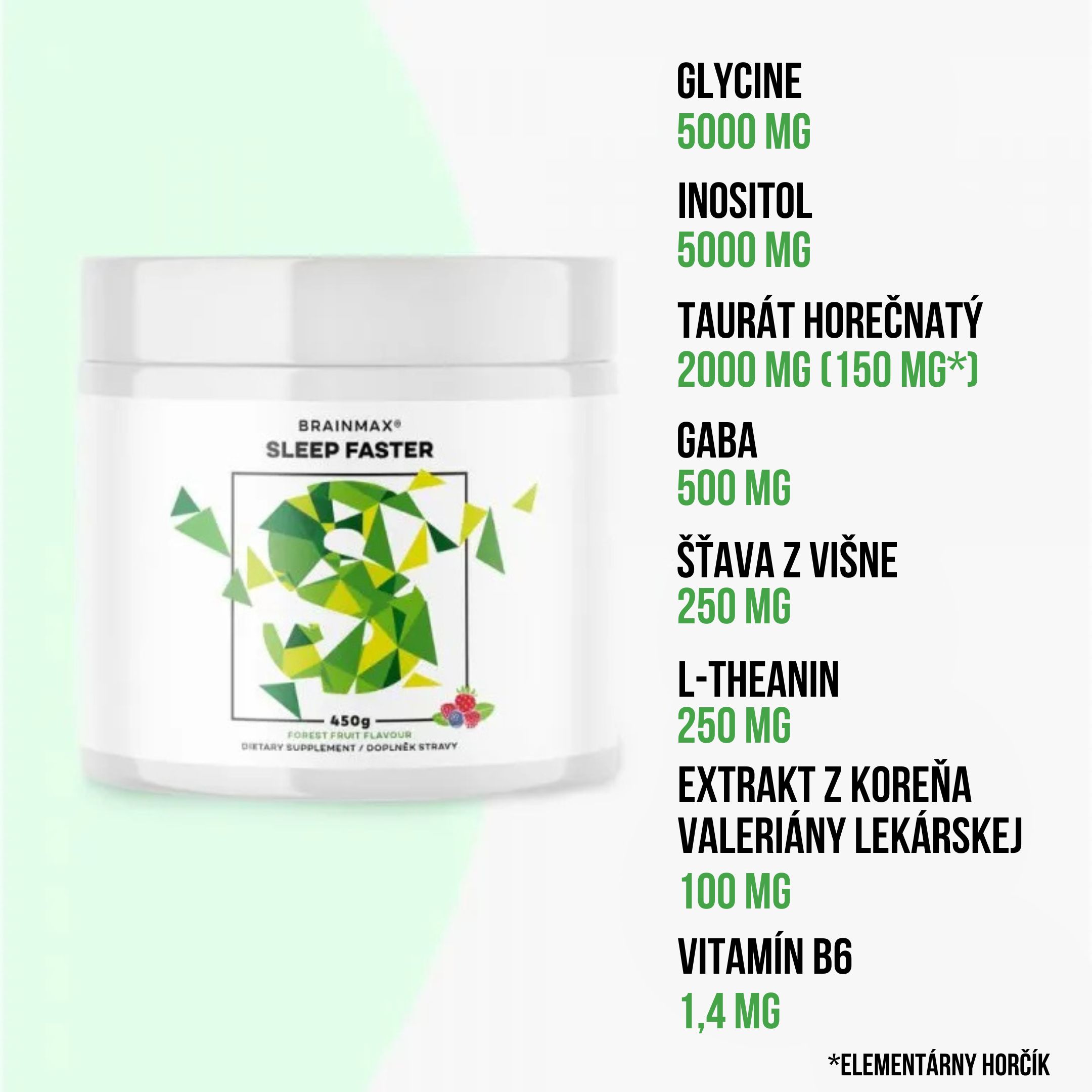 BrainMax Sleep Faster, vzorek Obrázek