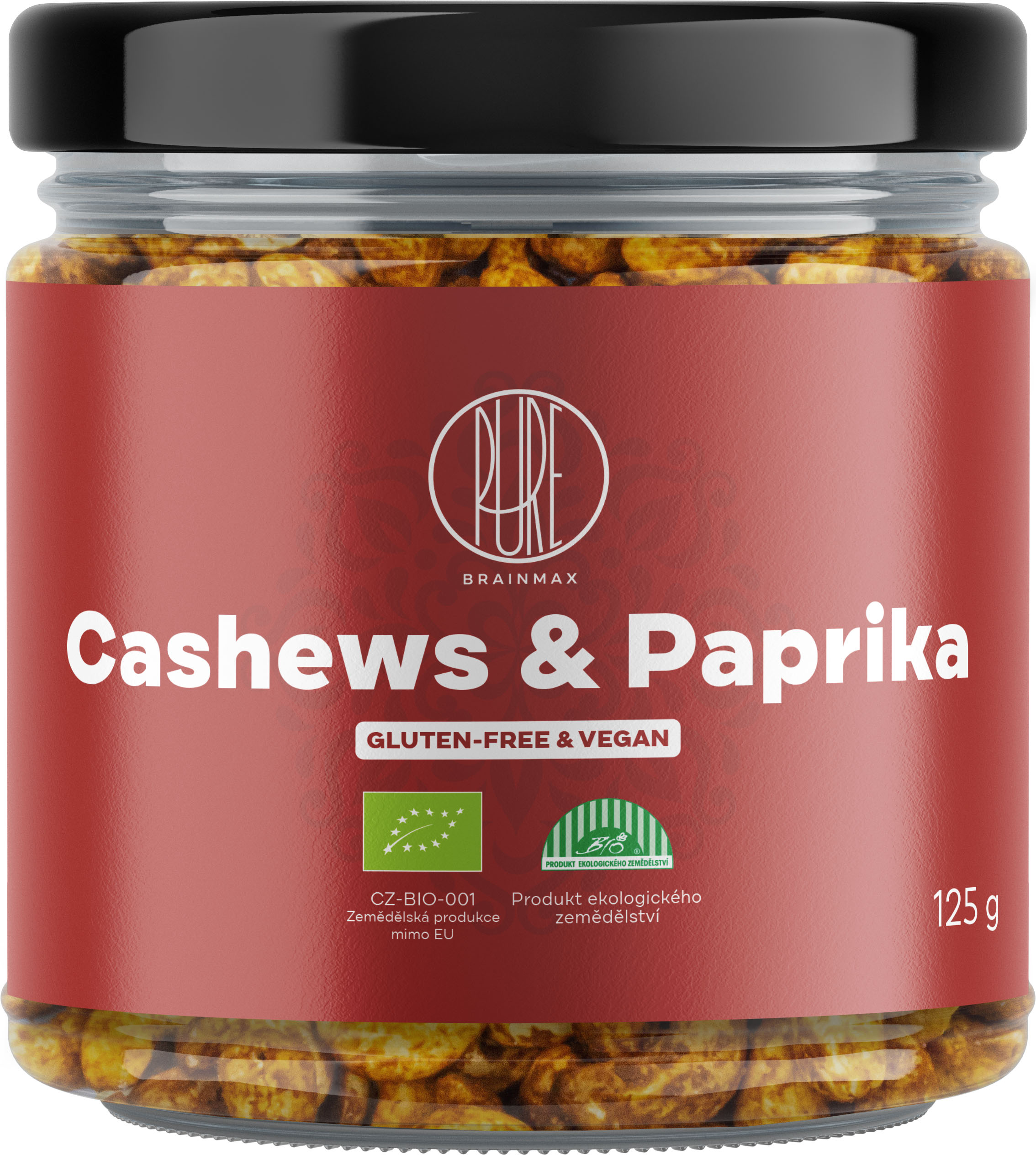 BrainMax Pure Kešu & Červená paprika, BIO, 125 g Obraz