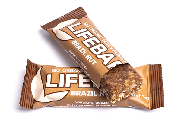 LifeFood - Tyčinka Lifebar tyčinka brazilská RAW, BIO, 47 g Obrázek