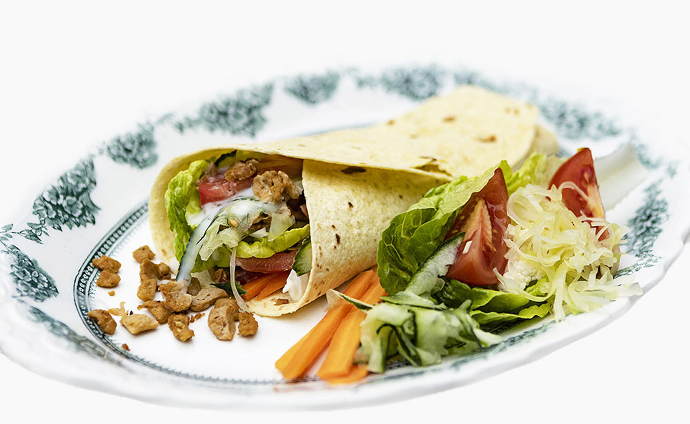 BrainMax Pure Vegan protein nudličky, náhražka masa pro vegany, BIO, 250 g Obrázek