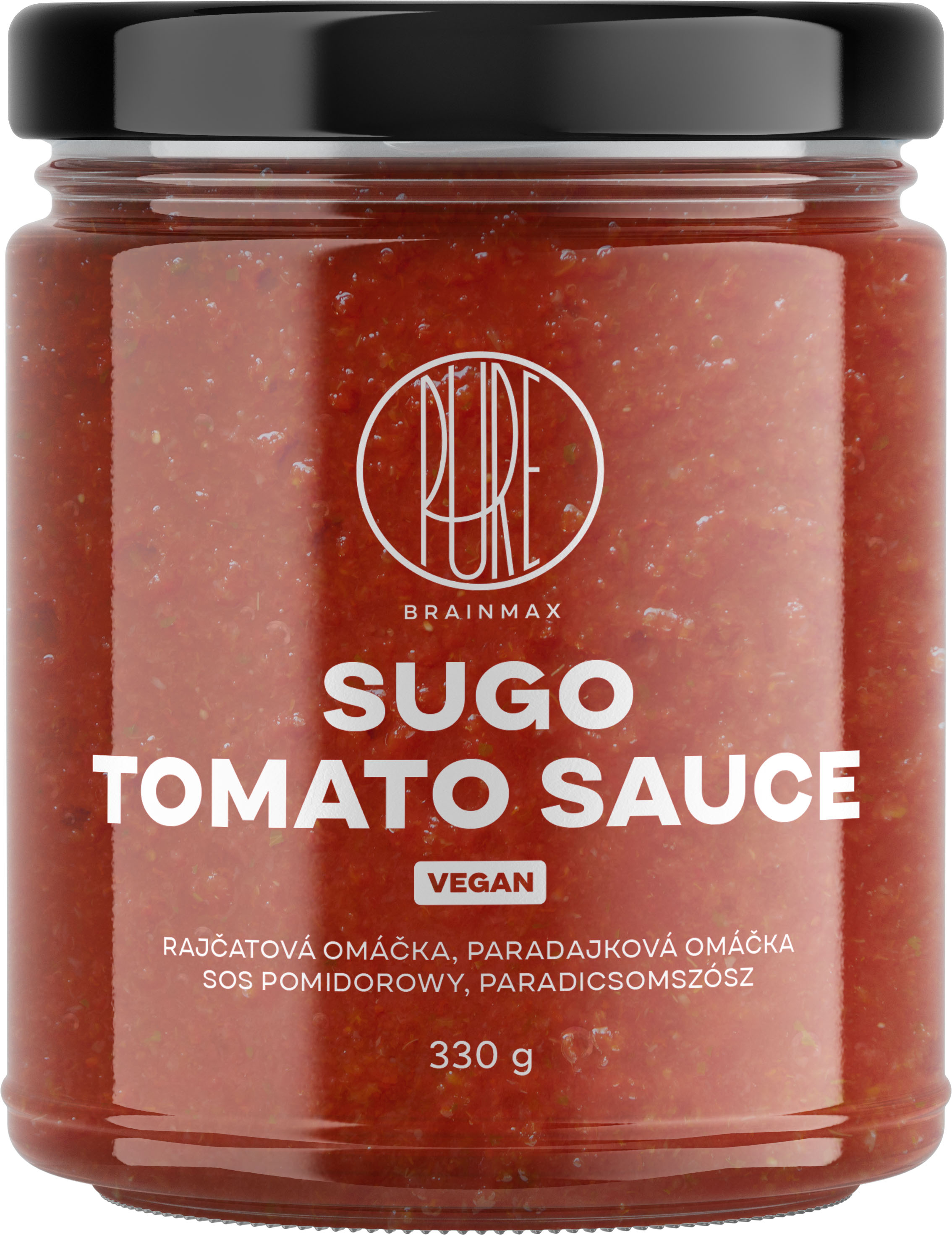 BrainMax Pure Sugo, rajčatový základ na pizzu, 330 g Obrázek