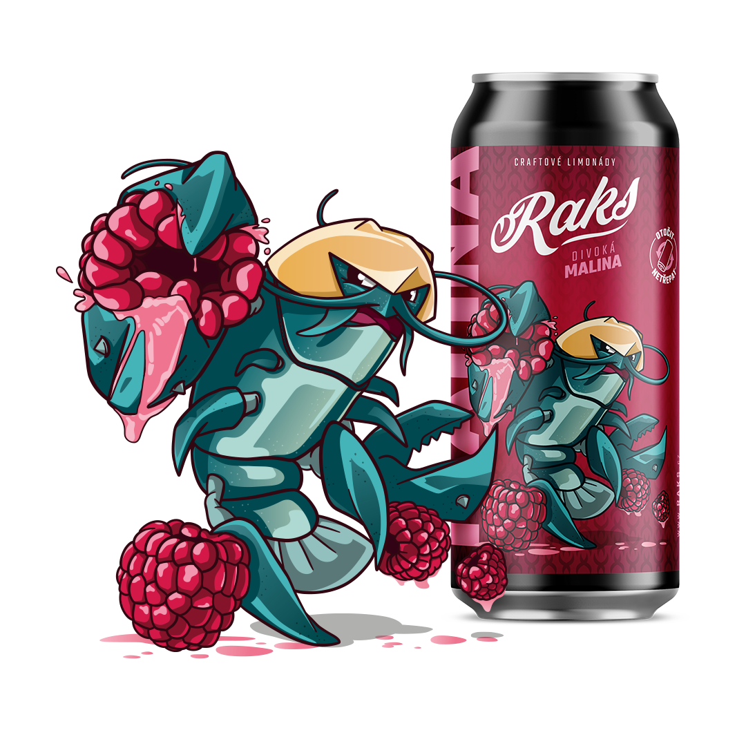 Raks - Divoká Malina, 500 ml Obrázek