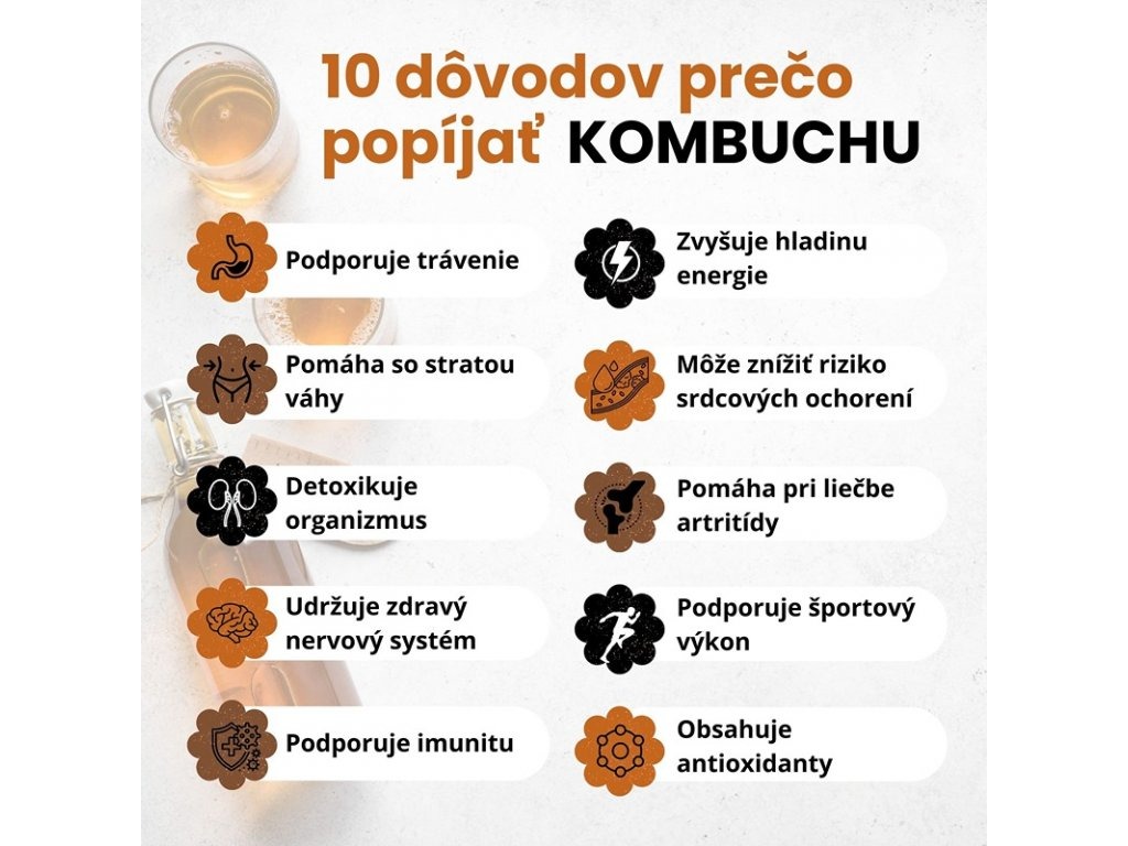 BrainMax Pure Kombucha, citronová tráva, 330 ml Obrázek