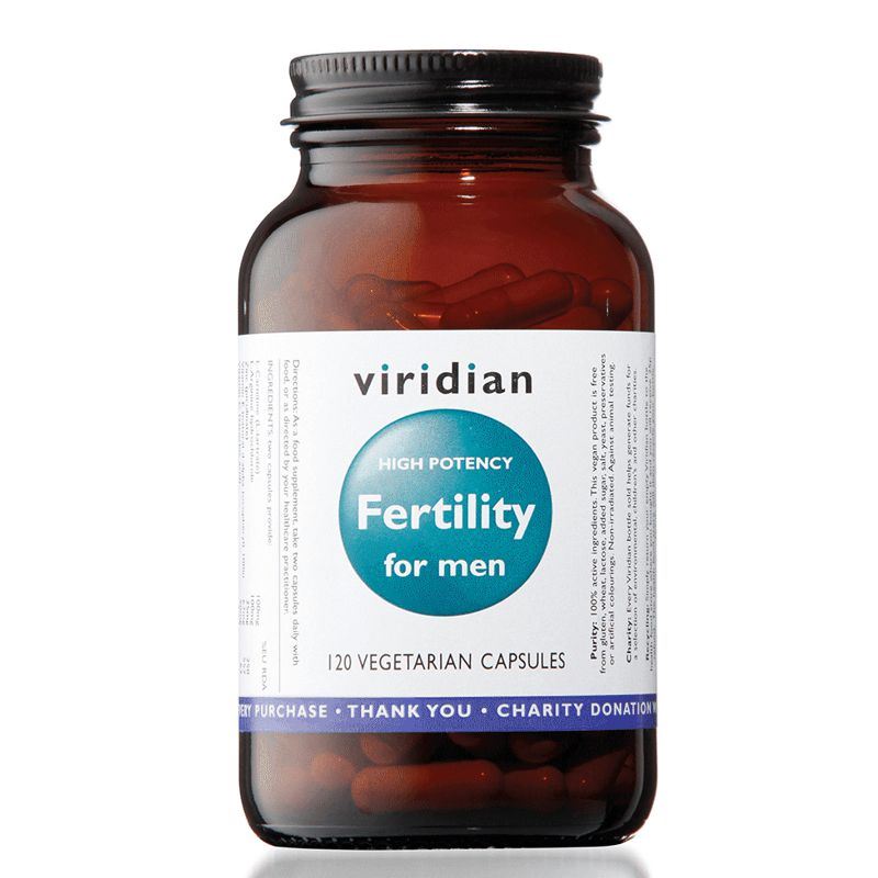 Viridian Fertility for Men 120 kapslí (potence) Obrázek