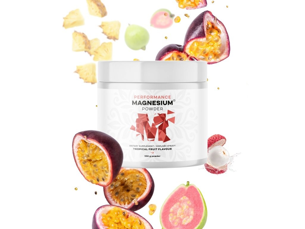 BrainMax Performance Magnesium Powder Pomeranč (hořčík bisglycinát), nová méně sladká verze,  450 g Obrázek
