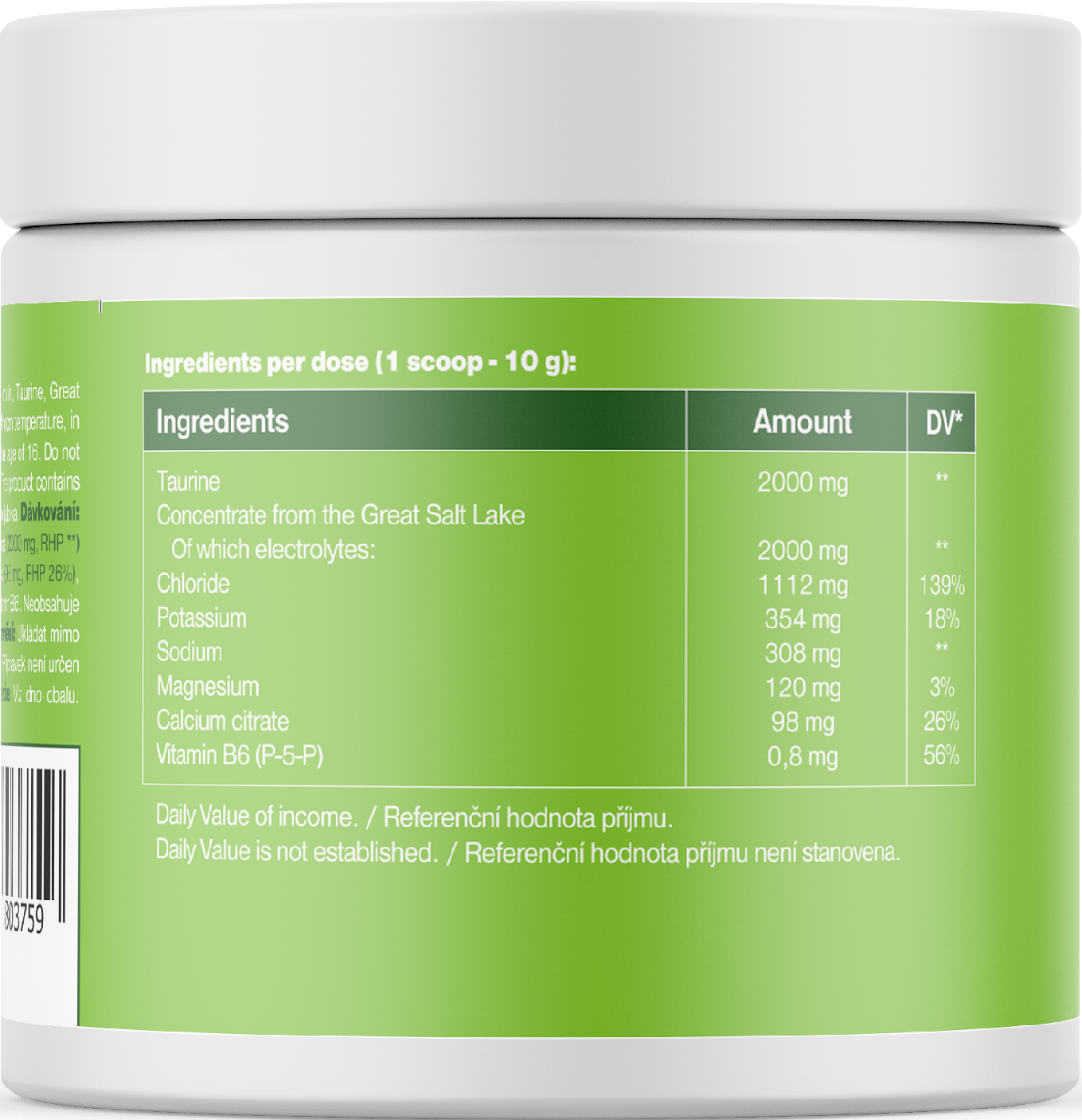 BrainMax Hydration electrolytes, hydratační elektrolyty, jablko, 300 g Obrázek