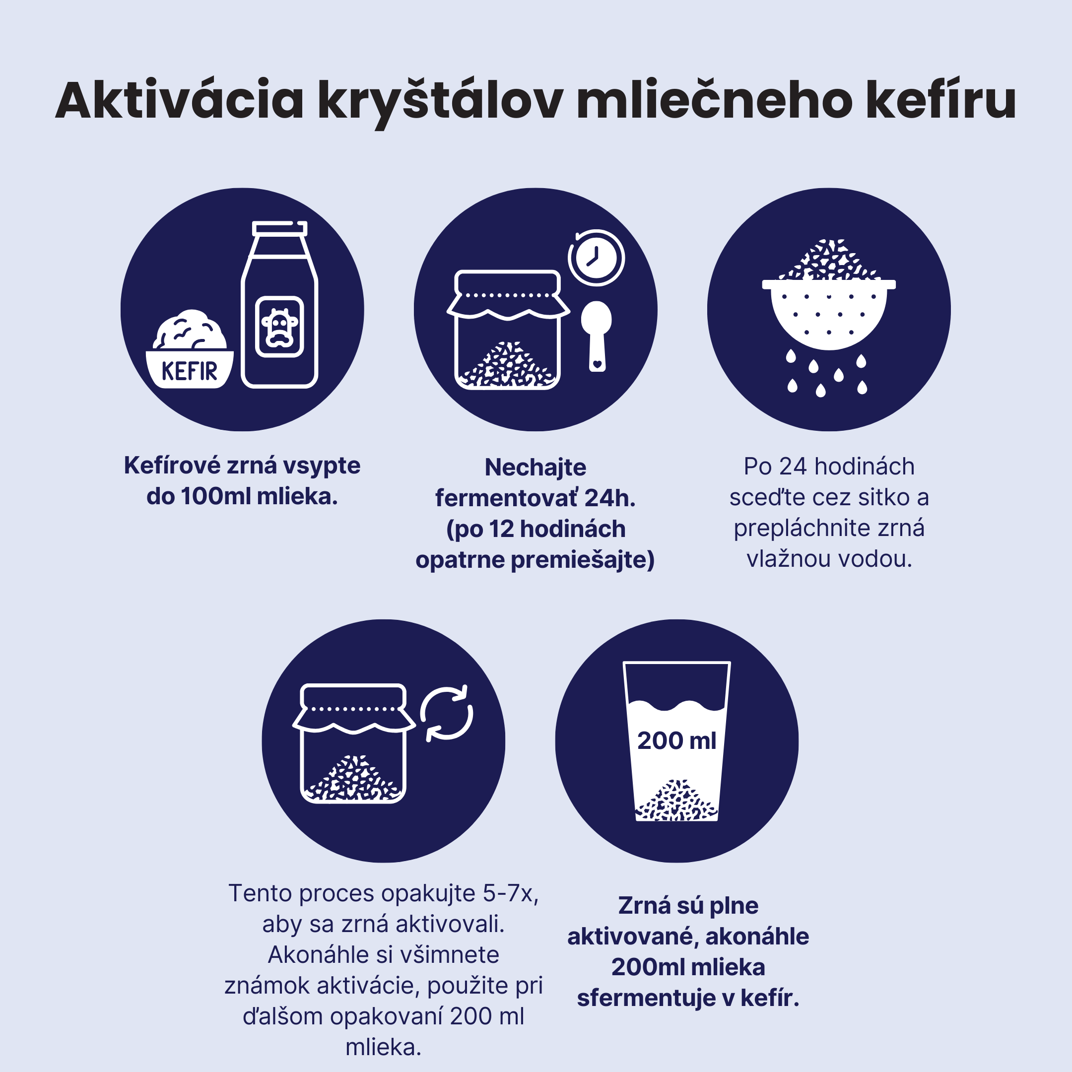 BrainMax Pure Mléčný kefír, zrna, BIO, 1 g Obrázek