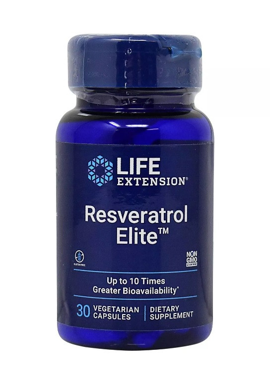 Life Extension Élethosszabbító Resveratrol EIite™, 30 növényi kapszula Obrázek