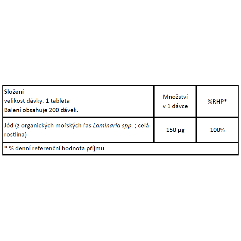 Now® Foods NOW Kelp, Přírodní Jód, 150 ug, 200 tablet Obrázek