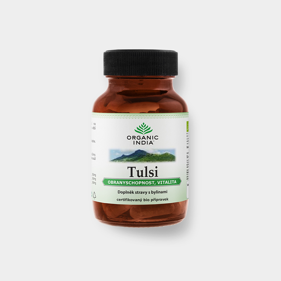 Organic India Tulsi 60 kapslí Obrázek