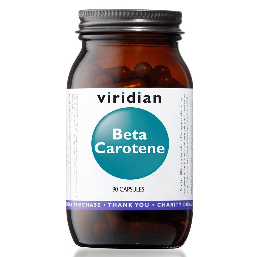Viridian Beta Carotene complex 90 kapslí Obrázek