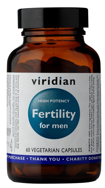 Viridian Fertility for Men 60 kapslí Obrázek