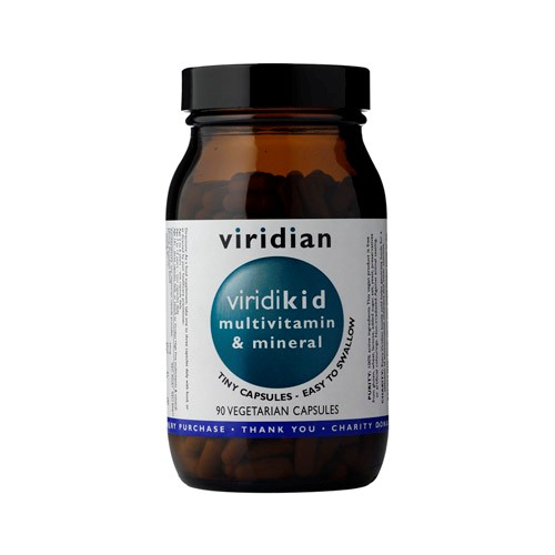 Viridian Viridikid Multivitamin 90 kapslí Obrázek