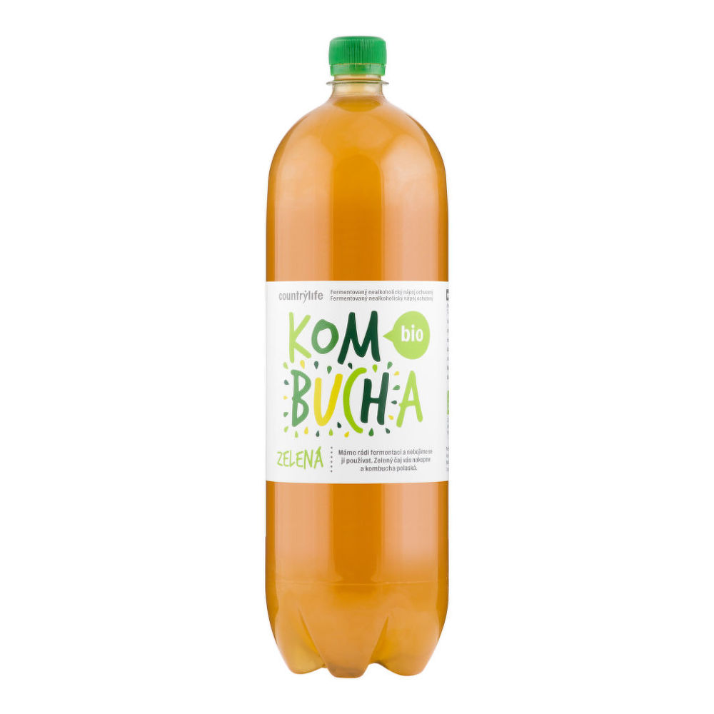 CountryLife - Kombucha zelená BIO, 2l Obrázek