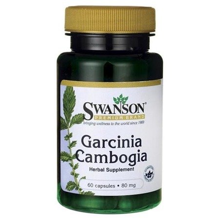 Swanson Garcinia Cambogia 5:1 Extract, 80 mg, 60 kapslí Obrázek