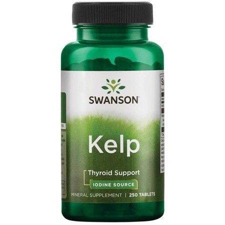 Swanson Kelp (Organický jód), 225 mcg, 250 tablet Obrázek