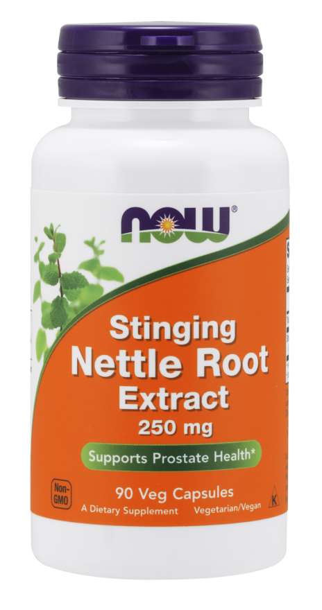 Now® Foods NOW Stinging Nettle Root (Extrakt z kořene kopřivy), 250 mg, 90 rostlinných kapslí Obrázek