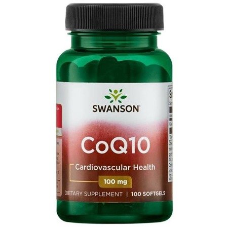 Swanson CoQ10 (Koenzym Q10), 100 mg, 100 softgelových kapslí Obrázek