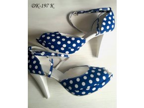 DK 197 blue dotted