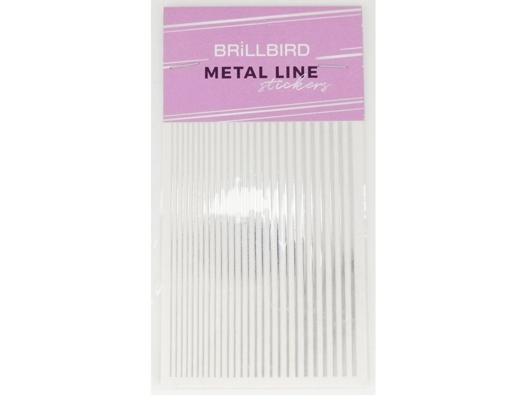Metal line silver 01