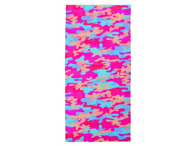 šátek M-WAVE Pink-Blue seamless
