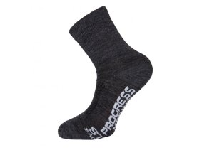ponožky Progress MANAGER Merino Lite šedé
