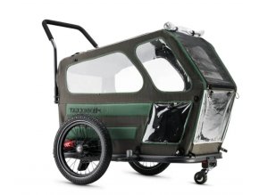 TaXXI Vozík pro psa M tmavě šedá/tmavě zelená